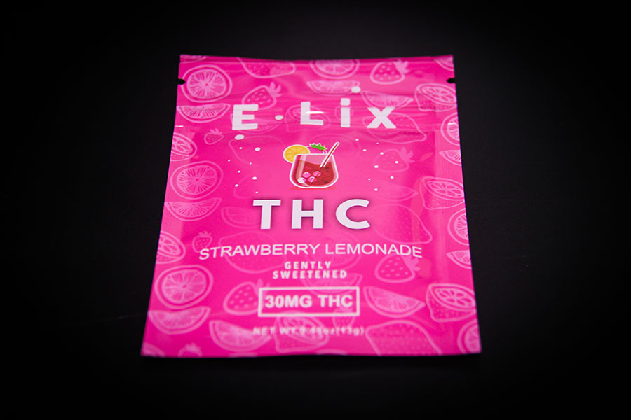 Elix Straw Lem Packet w 1 E-lix THC Drink Mixes - 5 Flavours - Image 2